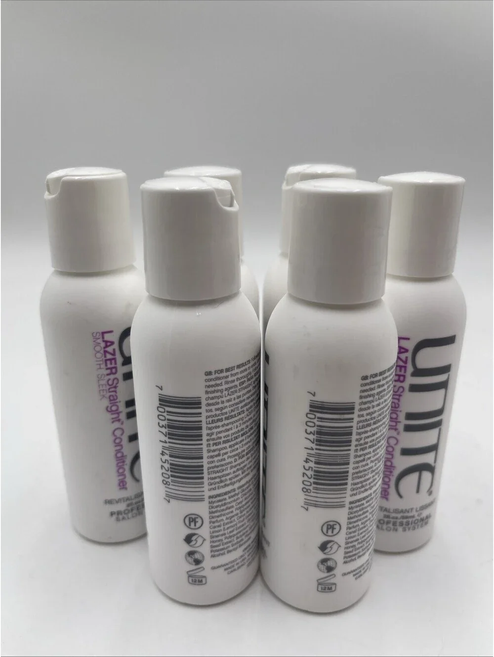 Unite Lazer Straight Conditioner Smooth Sleek 2 oz - PACK Of 6
